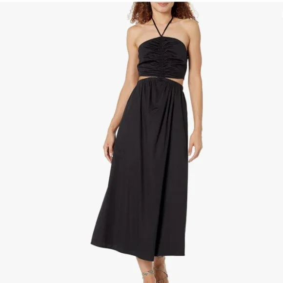The Drop | Dresses | The Drop Womens Brinda Cotton Cut Out Halter Maxi Dress  Size Small Nwt | Poshmark